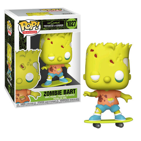 Figurine Funko Pop! N°1027 - Simpsons - Bart Zombie